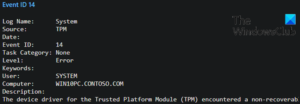 Fix Event ID 14 and 17 – TPM command failure on Windows 10 Event-ID-14-and-17-TPM-command-failure-1-300x104.png