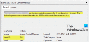 Fix Event ID 7031 or 7034 error when user logs off Windows 10 computer Event-ID-7031-300x141.gif