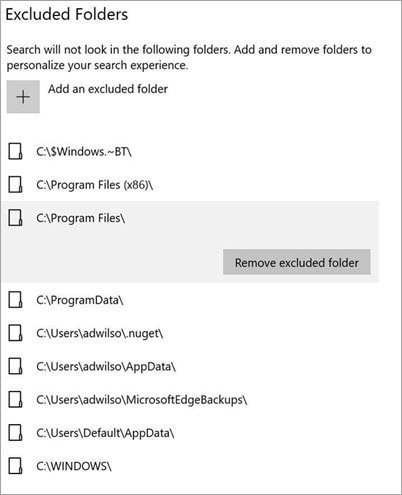 Microsoft reveals how the new Windows 10 Enhanced Search feature works Exclude-files-in-indexer.jpg