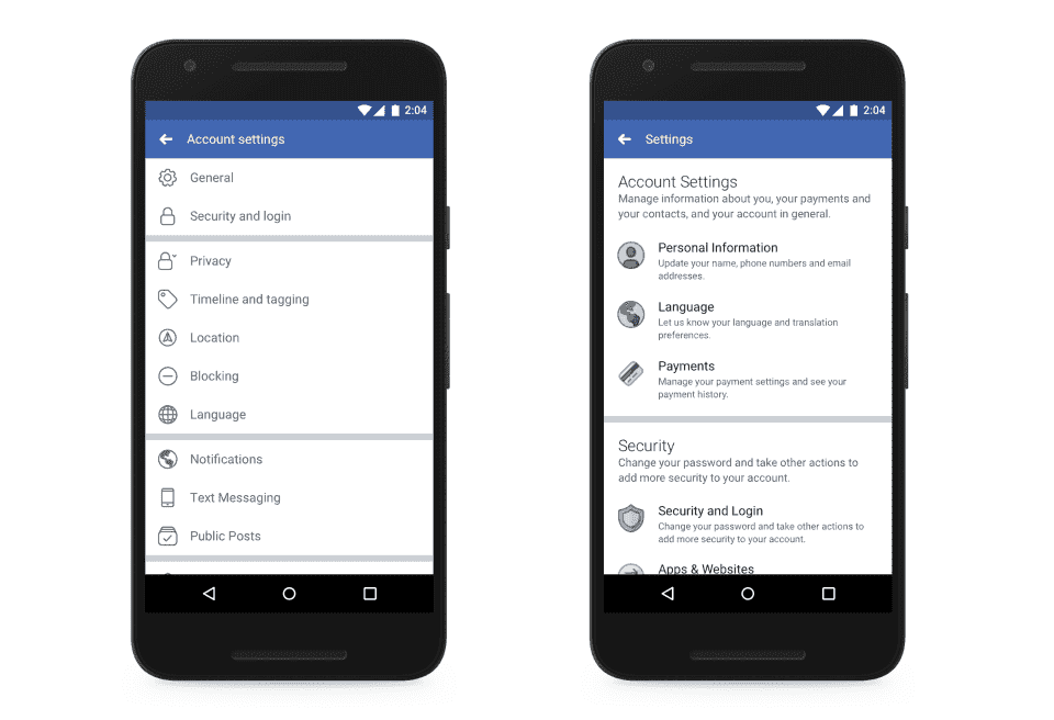 Google updated privacy policy making it easier to control your data existing-v-redesign-settings.png