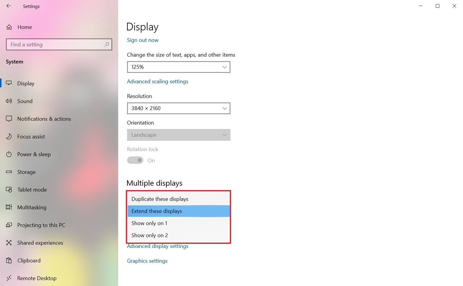 Lockscreen not timing out when laptop lid closed + external display connected expand-duplicate-monitors-windows-10.jpg