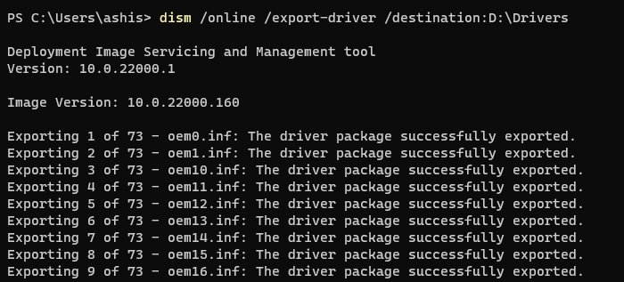 How to Export Drivers using DISM in Windows 11 Export-DISM-Drivers-Windows.jpg