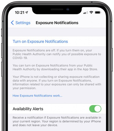 Apple releases iOS and iPadOS 14.0 - September 16 exposurenotificationsios14.jpg