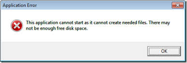 this application cannot start as it cannot create needed files ext?url=https%3a%2f%2fencrypted-tbn0.gstatic.jpg