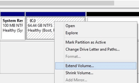 A disk management guide for windows 10, to change space from D drive to C drive extend-volume.png