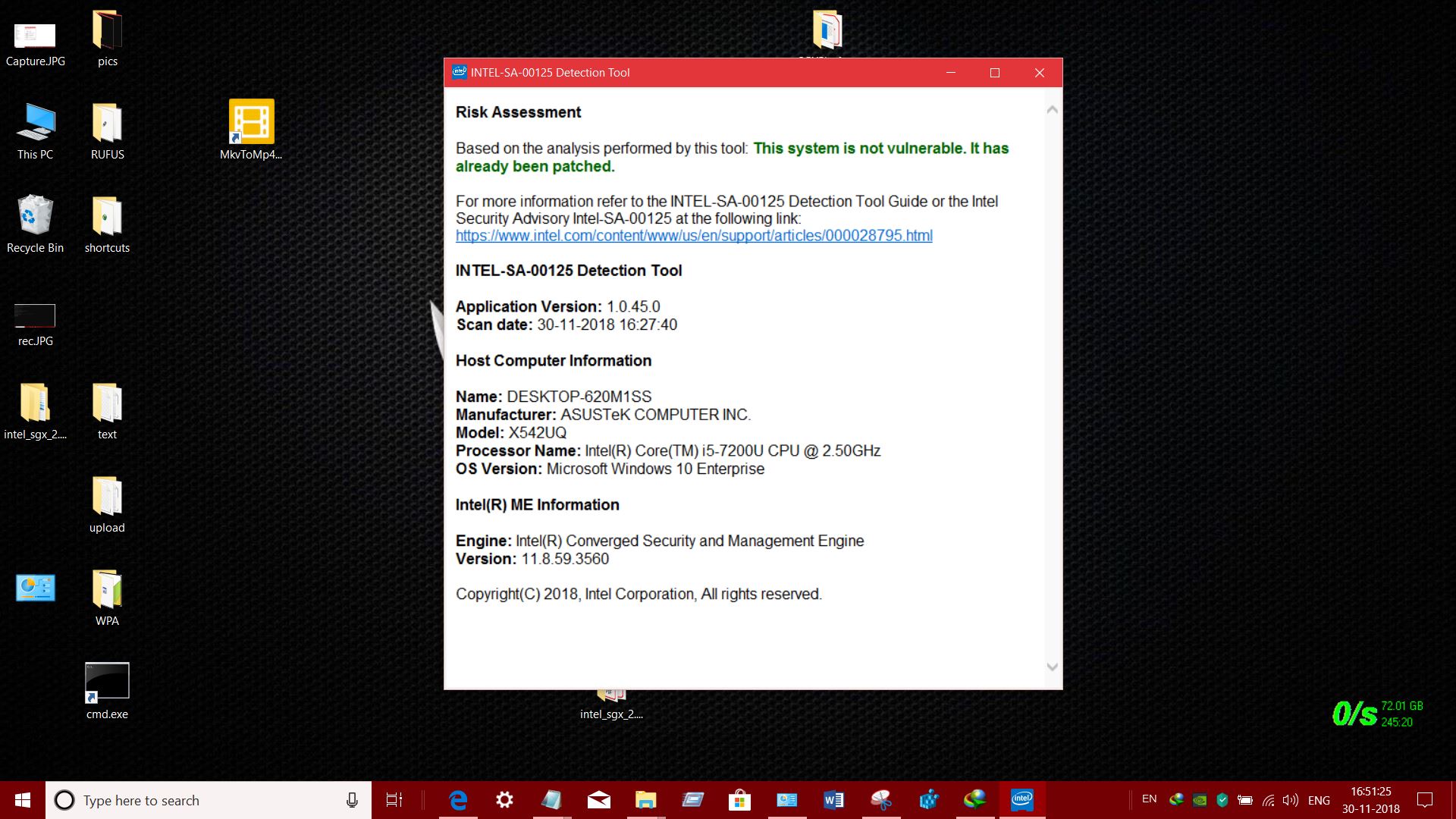 UPDATE INTEL ME FIRMWARE FOR CONVERGED SECURITY & MANAGEMENT ENGINE ISSUES IN INTEL... f0664298-d4c7-4df3-a30d-31bfb999febe?upload=true.jpg