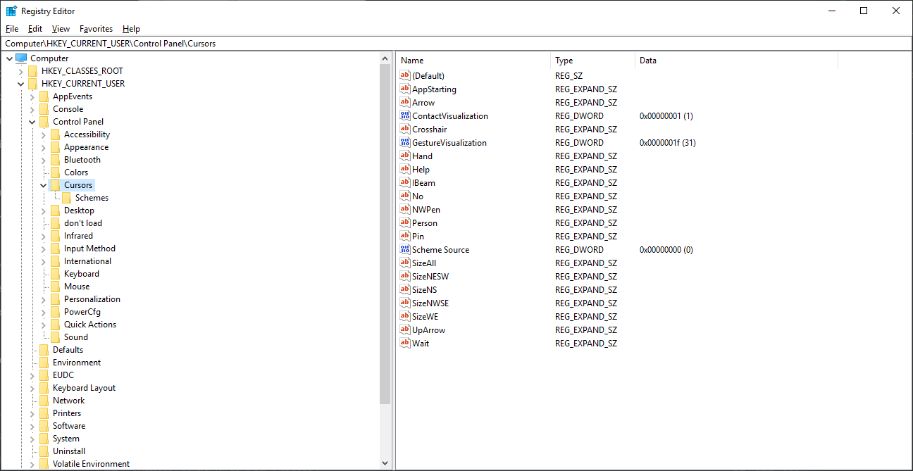 Windows 10 Cursor Won't save Default Theme f0a8ac16-bbd0-4b4a-a2ce-9136f10df0d5?upload=true.png