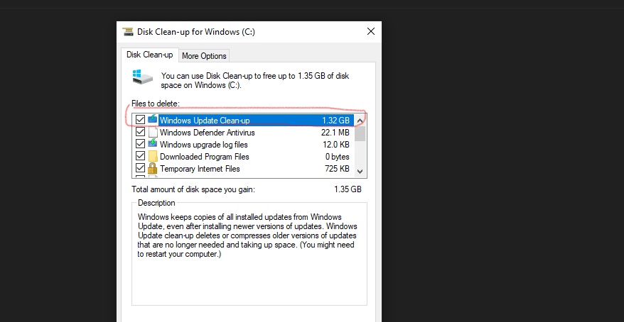 windows update cleanup does not delete f0adf240-cc76-4f0e-9a15-a27af7a43b6f?upload=true.jpg