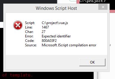 Windows script host Error. But its not VB Script its JScript? f0c1f52b-73ee-468c-8fa0-01772c3c80bf?upload=true.jpg