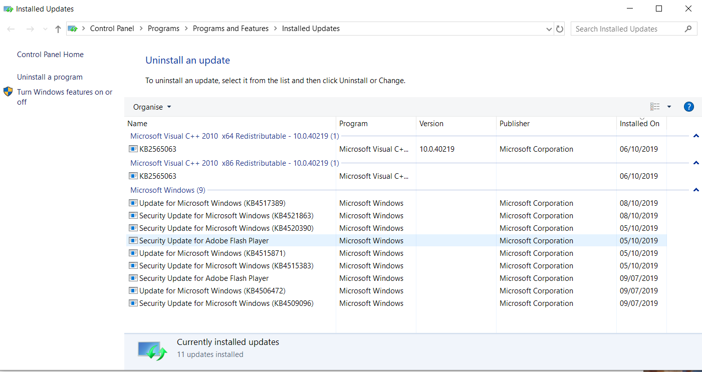 KB 4515384 Has messed my audio up in games and i cannot uninstall it! f0fb0f25-61ee-4b6a-bd29-90f3b1f85ee4?upload=true.png