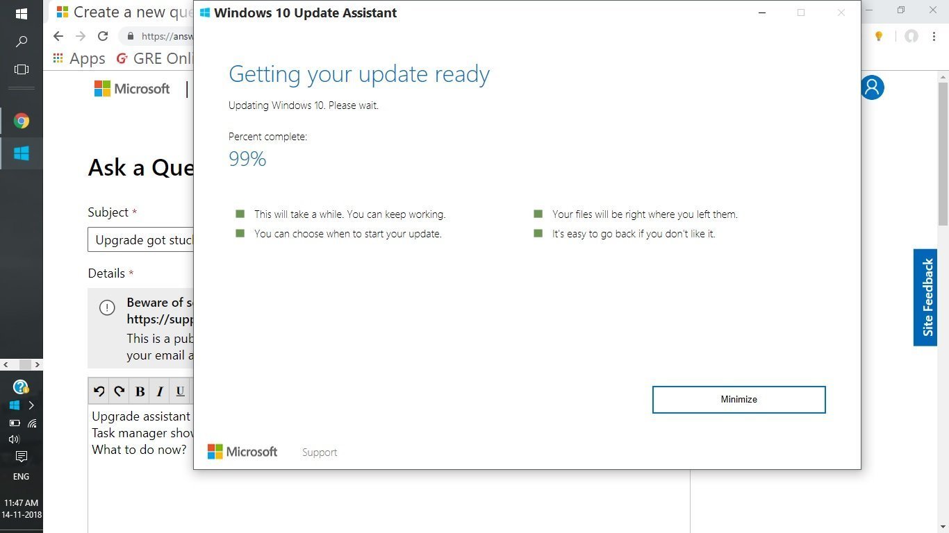 Upgrade got stuck. f112e2db-186b-458c-9904-9537a164d163?upload=true.jpg