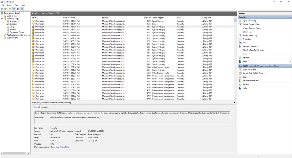 Possible false Code Integrity Event ID 3033 for Dropbox vulkan-1 DLL. f137734f-ae1d-498e-9983-0b7b2228ee3d.png