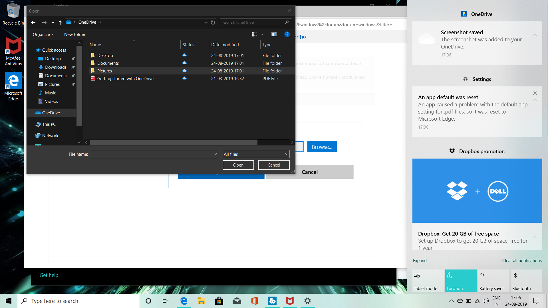 Windows 10 Errors after update August 21 2019 f160d6a8-3cd0-4b6b-a69d-f5868b4b4a2e?upload=true.png