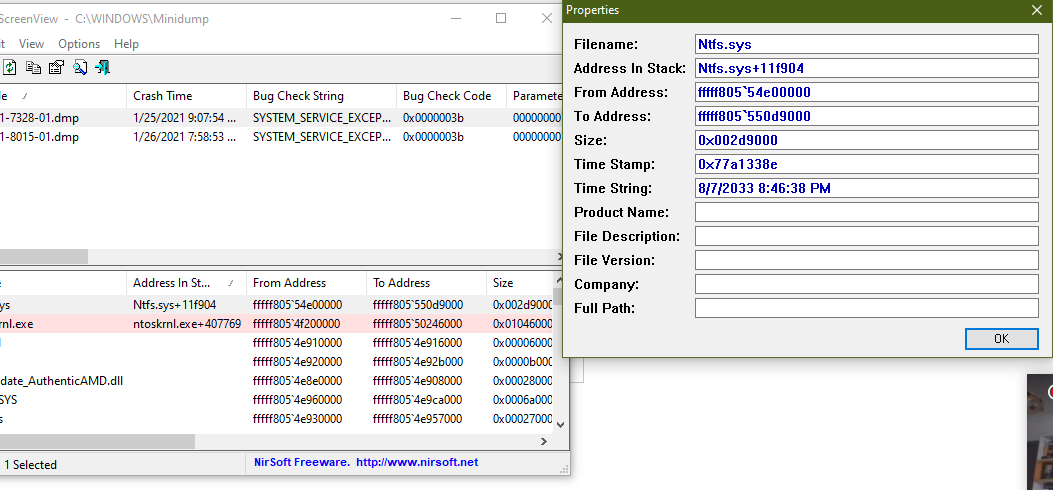 Windows BOSD. Ntfs.sys and ntoskrnl.exe. f1736f68-dafc-492b-ad90-95f4244b60e4?upload=true.png