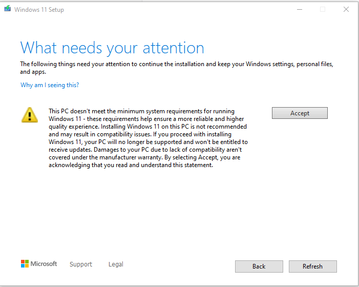 Win11 not accepting my Intel® Core™ i7-7700HQ processor, which is on the approved CPU list f17e8673-616e-44c3-808e-4e3a19185472?upload=true.png