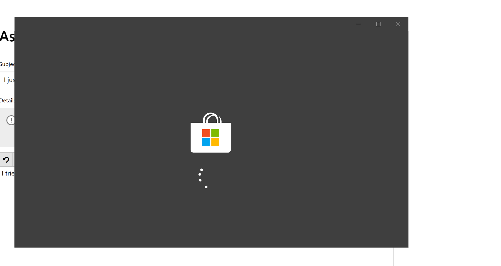 I just fail to open my microsoft store, and it's definitely not connection problem f1f2efcb-39ba-48c1-82ae-c08e87c8899b?upload=true.png