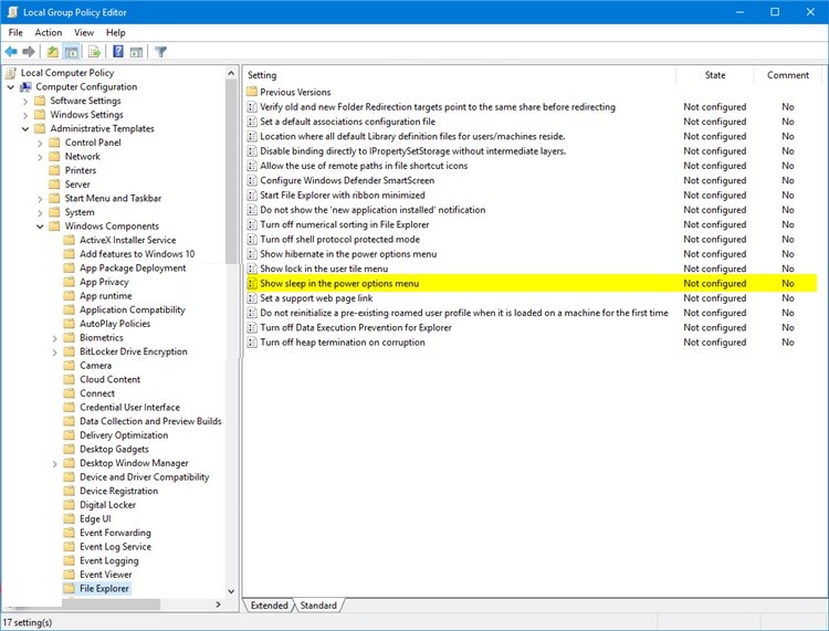 How to enable sleep option f217349a-3245-4853-816e-ea83d0d76622?upload=true.jpg