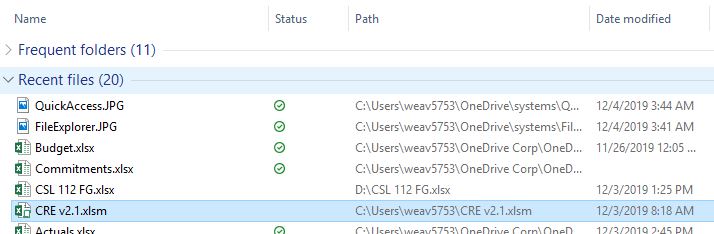 File Explorer Quick Access/Recent files displays incorrect [Date modified] f2449fcd-be2f-4d3c-83b6-945656807bb2?upload=true.jpg