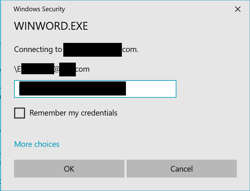 Windows Security appends email address automatically f26901f6-9925-4777-bcfb-adf6f772b4b0?upload=true.png