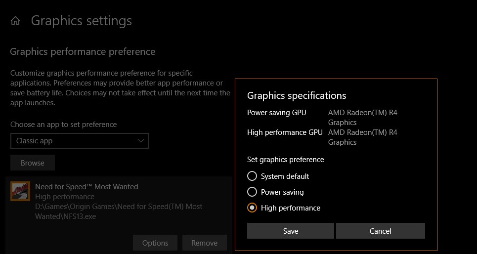 Discrete GPU is not listed in Graphics settings, Dedicated memory is incorrect in Task... f26f6040-643c-499e-8441-a641e863236f?upload=true.jpg