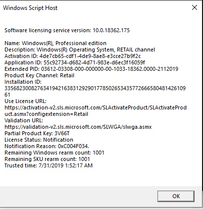 Win10 activation error 0x803fa067 ?? f2735b07-c730-4e10-a592-065785e70d5b?upload=true.jpg