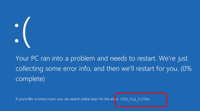 Stop Code NTFS_FILE_SYSTEM on Windows 10 f28ad78c-483c-436f-841c-82a8b465c09c?upload=true.png