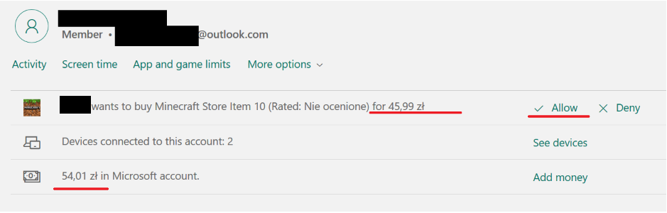 Unable to purhase from kid account despite having funds f30ff3ce-ba10-4c1a-b9db-70ab4bf4ec82?upload=true.png