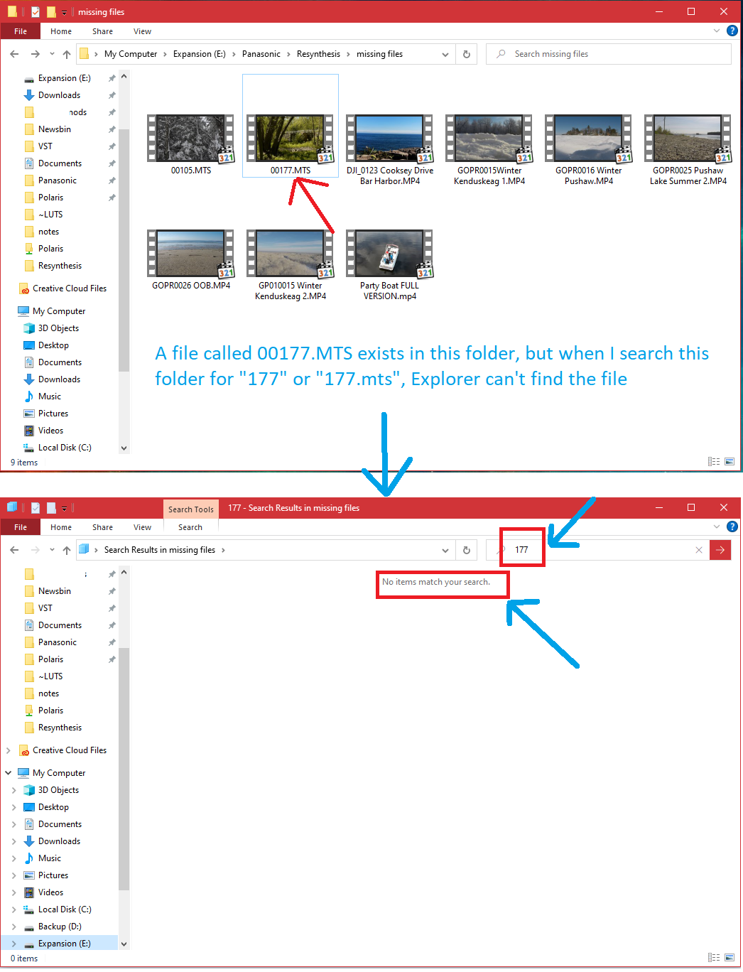 Windows Explorer search not finding matching results when it should f3105536-84ed-4197-8fae-5bdbba487fed?upload=true.png