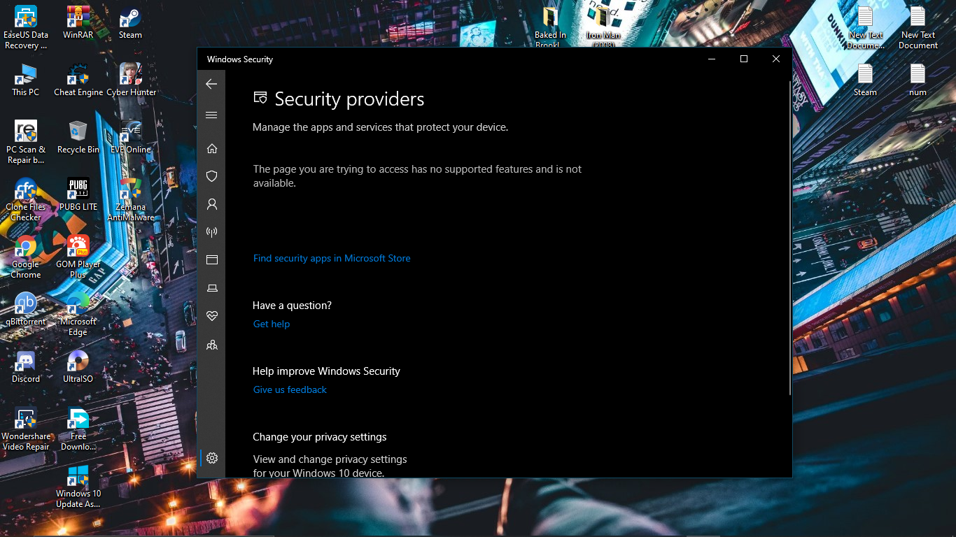 I cannot restart my VIRUS PROTECTION AND THREATS..please help me fix it. f3f25a1f-f0d9-4bbb-8608-6309c973fb0f?upload=true.png