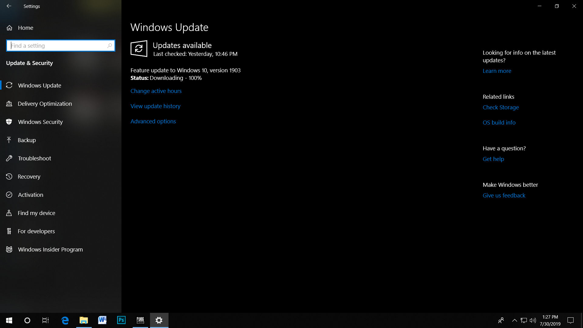 My windows update stuck at 'downloading 100%' f45457b1-71c0-43c4-b8aa-222c22392a08?upload=true.png