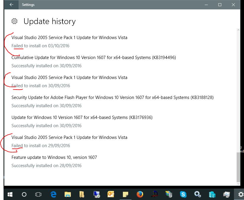 Windows 10 - Visual Studio 2005 Service Pack 1 Update for Windows Vista - keeps installing! f479e769-138e-4344-ac52-36bb21f5d0f3.jpg