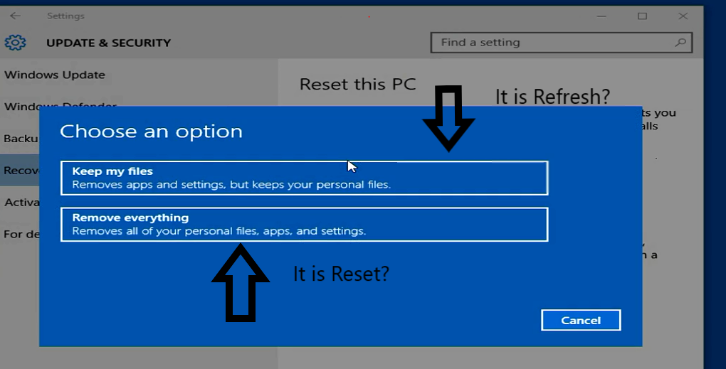 It is Reset or Refresh feature? f49a612b-46df-4cc3-88ec-6ef5f305510d?upload=true.png