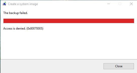 "Create a system image" "The backup failed" f4a739e6-1ef5-4b96-a8ef-5fc6b6930ec2?upload=true.jpg