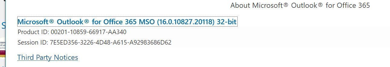 MS apparently pushed out an OFFICE 365 update. Cool new look, but they hosed Outlook 365 f4ad5ff6-076d-4c50-834d-a976aef14140?upload=true.jpg