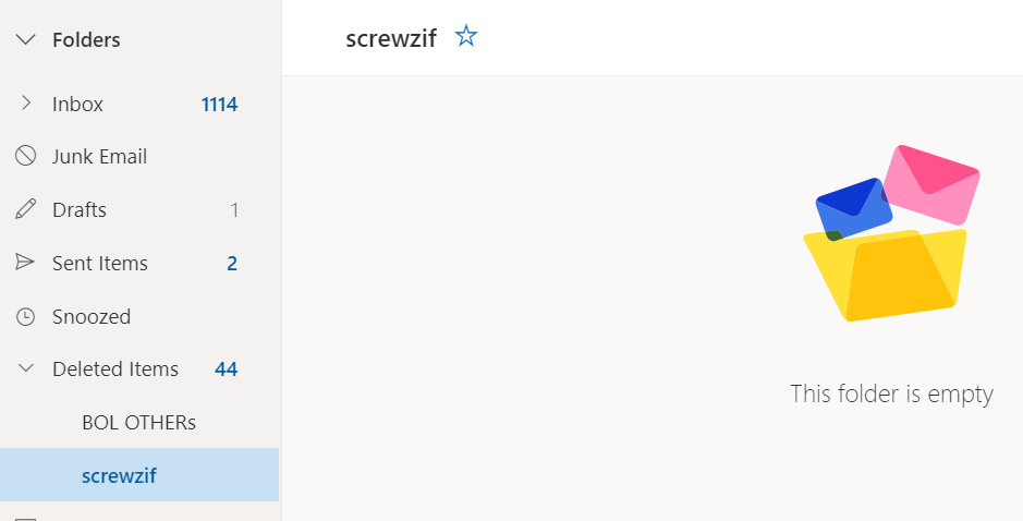 Screwzif - I have just found a new email folder with this name. Windows10 f4ff3fb3-adb5-4e94-b05c-0df7fe497d0a?upload=true.png