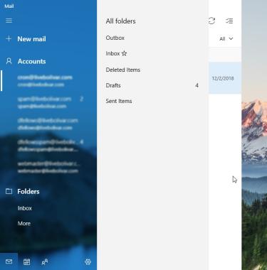 Why is Microsoft Windows version 1803 build 10.0.17134.619 Mail and Calendar junk folder... f52641fe-b4b0-4e02-9fb2-8ac749e7f7c5?upload=true.jpg
