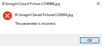How can I fix ''The Parameter Is Incorrect'' on Windows 10 f56f883e-98e3-469b-8a45-74737d2fa65f?upload=true.png