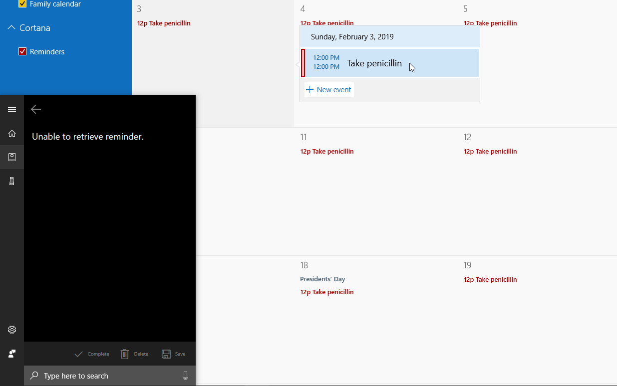 Recurring Event, Cortana "Can't retrieve reminder" f577c231-3922-4d89-8e1c-bf732d123292?upload=true.png