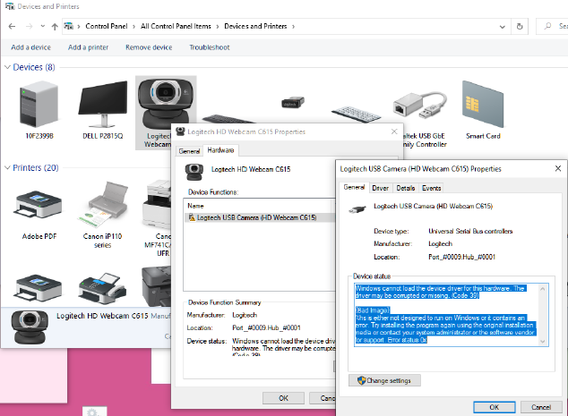 Driver Code Error 39 for web cam and Glitchy video graphics display after 1909 f57ed678-8a64-4f4f-9a77-27b7110a86dd?upload=true.png