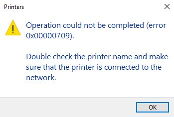 Windows Print Server Aliases configured in Windows Server 2019: Operation could not be... f5c76b9a-26a6-4a8f-8497-778b818e35b6?upload=true.jpg