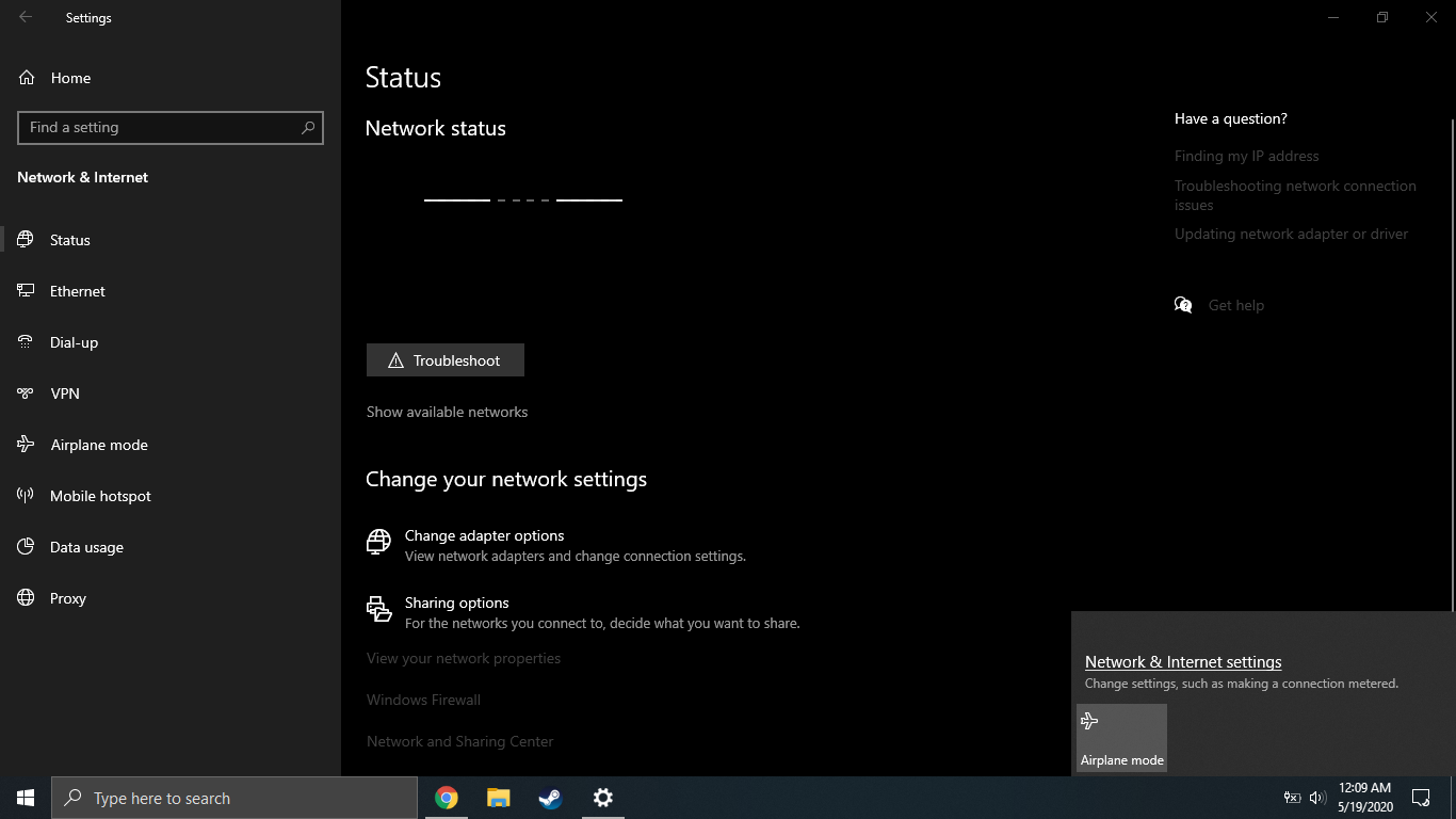 Cannot see Wifi options but Im connected to wifi f5e16e5d-1b9c-4d5f-ac71-6e5fbf5e30fa?upload=true.png