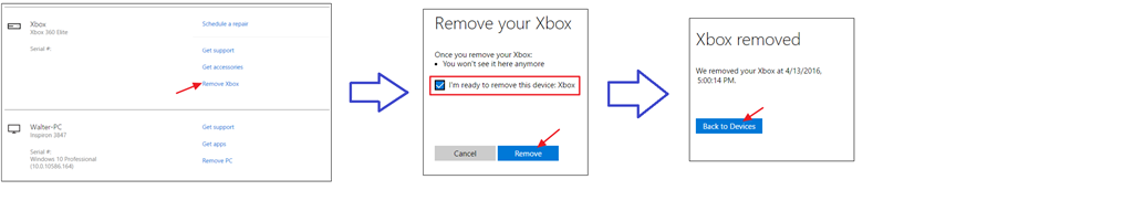 When I try to remove my microsoft account devices the page I am sent to refuses to load. f679321a-1b70-40f9-bc15-cb5eeac66bc1.png