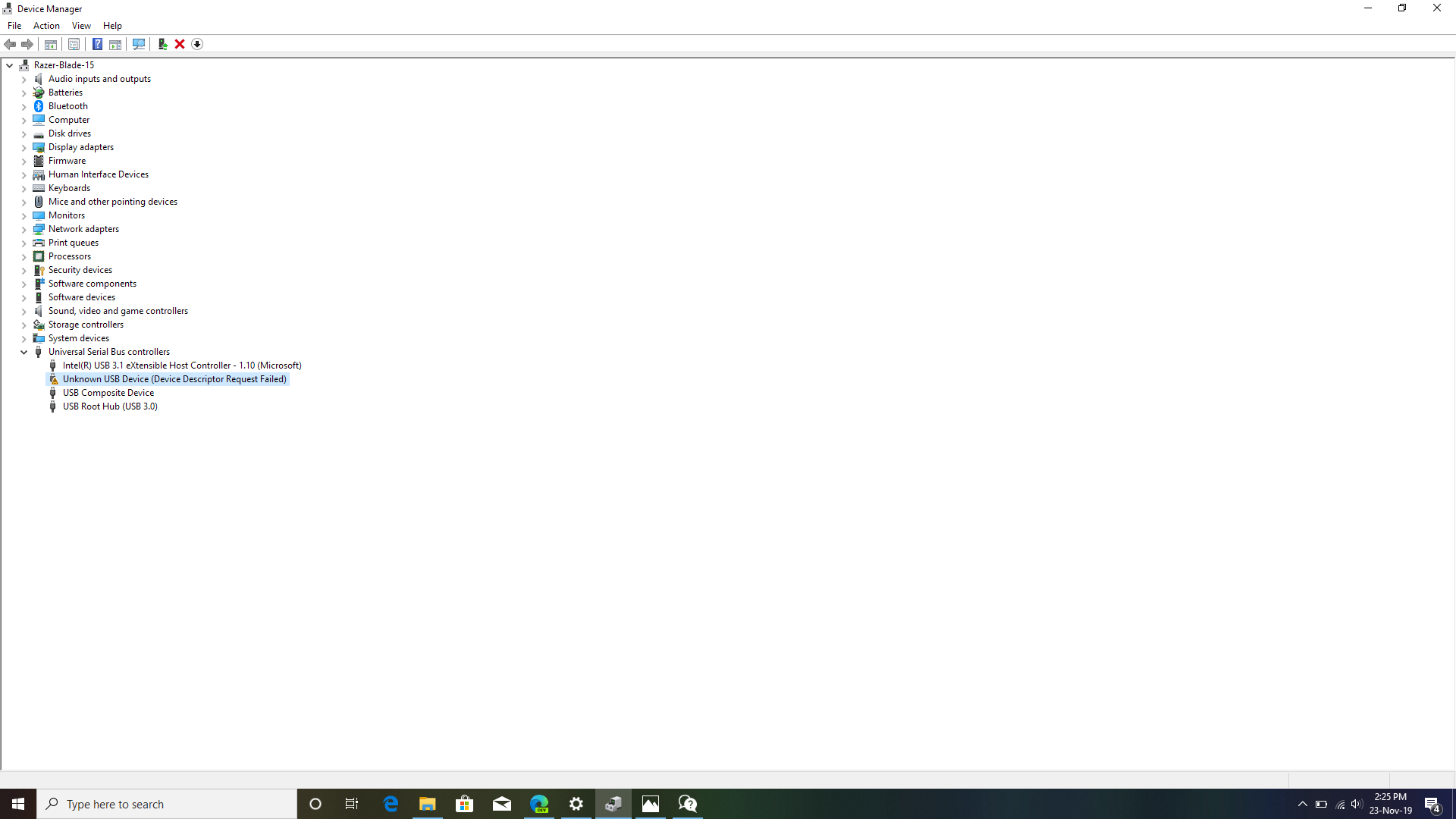 Windows 1909: Webcam driver USB device descriptor request failed. It is not working f6cefbde-ba33-481d-b7c6-56a478862b1f?upload=true.png