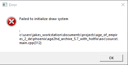 AOE 2 HD - Start up fail MessageBox4112-Error: Failed to initialize draw system...... f752ce9c-5686-4aa0-8922-af07846a2b5f?upload=true.png