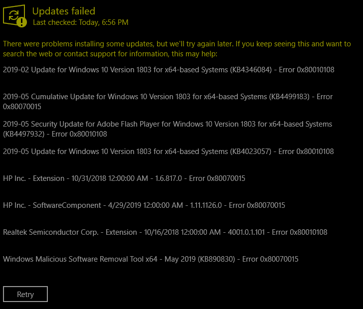 Cannot update windows, nor can I download install apps in the Microsoft Store. f76042c7-e903-421d-9c33-4dfc9f6353da?upload=true.png
