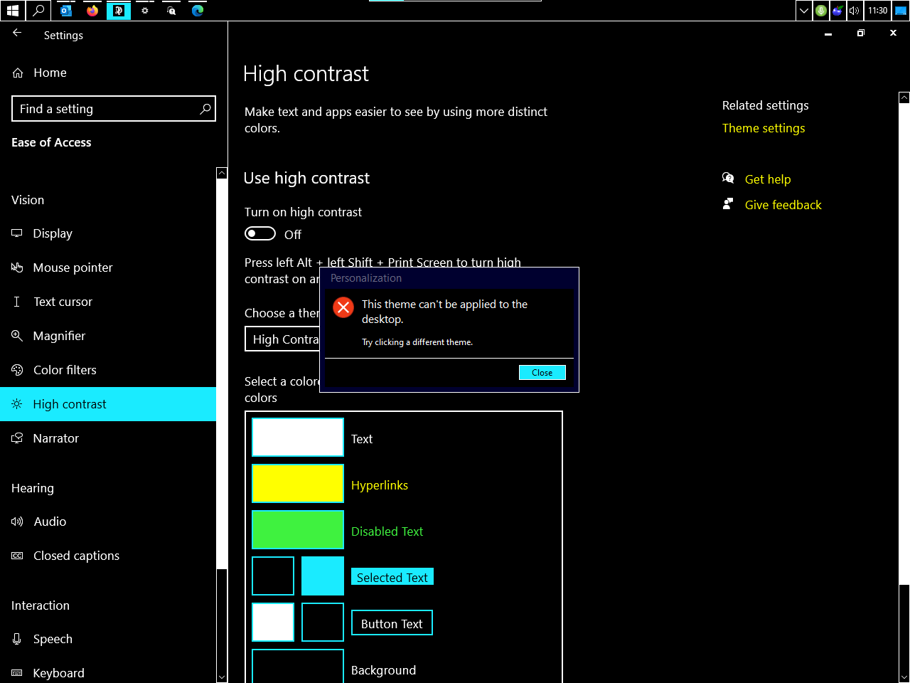 ease of access/vision/high contrast – stuck with the black theme. f76e5aa4-86b1-4fda-a96e-c1e8b1011113?upload=true.png