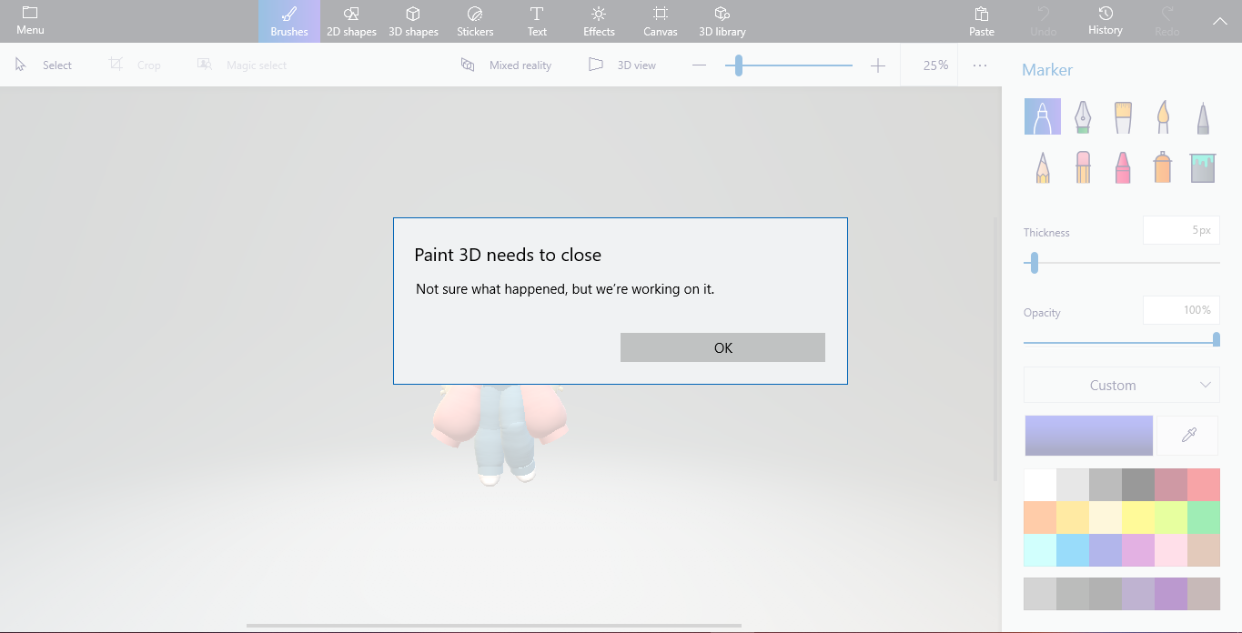 Paint 3D model textures turning black after exporting f7861f96-a3d3-4f35-941f-41fc0996c77a?upload=true.png