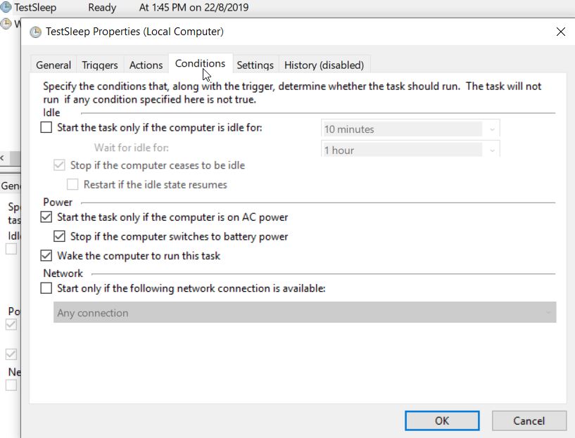 How to use Task Scheduler to wake a laptop from 'Connected Standby'? f7d716fe-1a02-46c2-8d18-8b274e3b6062?upload=true.jpg