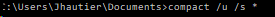 Command line compact not working? f7e6941a-6312-4fd0-b136-289f66efd9f4?upload=true.png