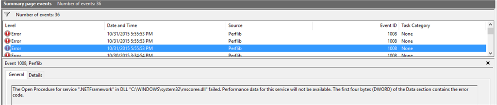 How do I disable BITS without it triggering Perflib Event ID 1008? f7f04df3-d22d-4342-b228-a651edecae09.png